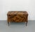 Mid 20th Century Vintage Burl Wood Bombe Chest of Drawers For Sale - Image 5 of 7