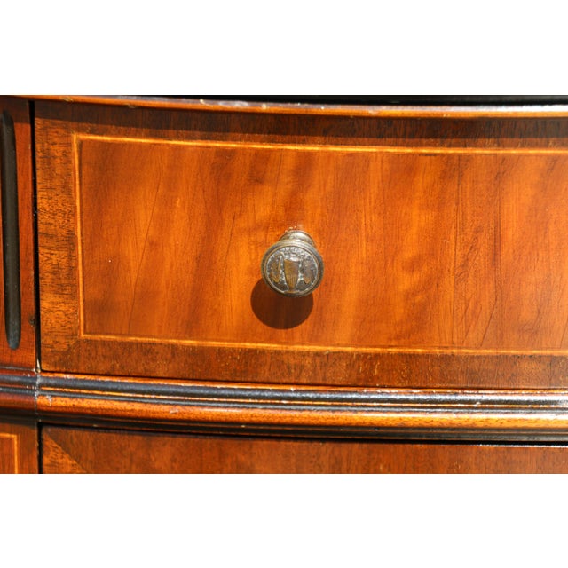 Early 20th Century Blackhawk Furniture Co. Louis XV Style Hand-Painted Sideboard Buffet Cabinet For Sale In Los Angeles - Image 6 of 18