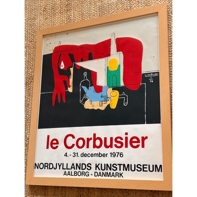Le Corbusier Le Corbusier - Nordjyllands Kunstmuseum Exhibition Poster 1976 For Sale - Image 4 of 15