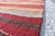 Burgundy 1960s Mid-Century Modern Striped Design Burgundy Turkish Vintage Wool Kilim Rug For Sale - Image 8 of 11