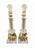 Vintage Brass Elephant Table Lamps Pair Crystal Glass Hollywood Regency - a Pair For Sale - Image 4 of 10