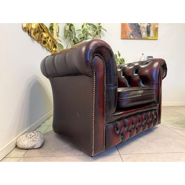 Vintage Chesterfield Club Chair For Sale - Image 5 of 18