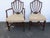 1940s Mahogany Set of Dining Table Six Shield Back Chairs and 2 Leaves 6563 For Sale - Image 5 of 17