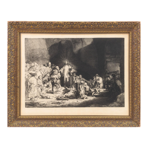 Rembrandt Van Rijn, Christ Healing the Sick (The Hundred Guilder Print) 1649
