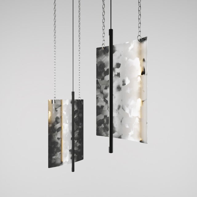 Medium Brush Strokes Pendant Lamp from Svitanok For Sale - Image 17 of 17