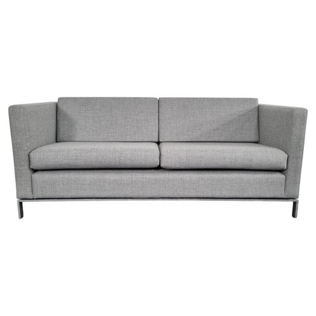 Foster 2.5-Seater Sofa in Grey Lambswool by Walter Knoll For Sale - Image 6 of 6