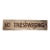 Vintage Rustic Farmhouse No Trespassing Wooden Hand Painted Sign For Sale