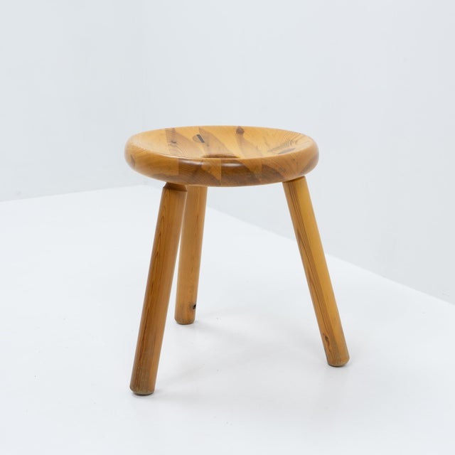 Sauna Stool by Bertel Gardberg for Artek, Finland, 1970s For Sale - Image 9 of 9
