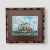 American Vintage Nautical Clipper Ship Color Foil Prints Framed in Faux Bamboo Frames- A Pair For Sale - Image 3 of 11