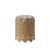 Fidji pouf in rattan and hr foam by popus editions. Dimensions: ø 43 x h 50 cm. Materials: upholstery, rattan and hr foam....