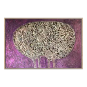 "Tree of Life" Contemporary Abstract Textured Mixed-Media Painting by Diane Grant