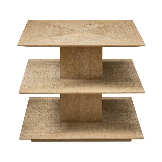 Blonde Oak Storage Table For Sale In Sacramento - Image 6 of 8