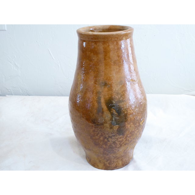 Vintage Ceramic Mediterranean Vase For Sale - Image 4 of 4