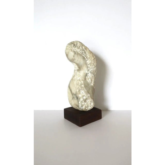Contemporary Organic Modern Alabaster Marble Sculpture For Sale - Image 3 of 12