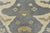 Oushak Rug 4’11” X 7’10” Blue Wool Tribal Hand-Knotted Oriental Carpet For Sale - Image 9 of 14