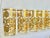 Vintage Rare Mid-Century Culver Ltd. “Jeweled Ornaments” 22k Gold Glassware Set – 12 Pieces (7 Highball, 5 Whiskey) For Sale In Miami - Image 6 of 12
