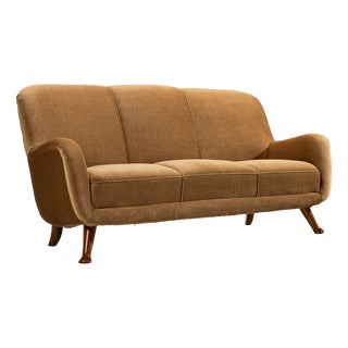 Three-Seater in Mohair from Berga Möbler, Sweden, 1940s For Sale