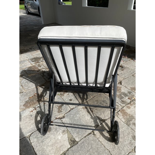 Brown Jordan Brown Jordan Neoclassic Black Chaise Lounge For Sale - Image 4 of 5