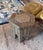 1940s Vintage Marquetry Wood Inlay With Mother-of-Pearl Hexagonal Side Table For Sale - Image 5 of 8