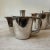 1940s 1940s Art Deco Set of Three Alpaca Coffee Pot by Krupp Designed by Gio Ponti For Sale - Image 5 of 12