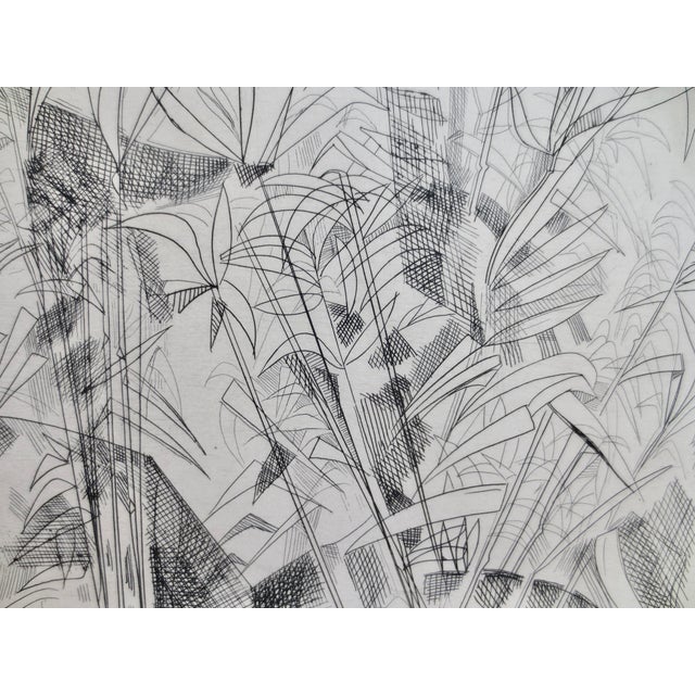 Drypoint Etching by Camille Hilaire 1950 For Sale - Image 9 of 11