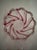 Mikasa 1990s Pair of Mikasa Peppermint Swirl Glass Candy Dish For Sale - Image 4 of 5