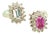 Natural Sapphire Bypass Ring 7 14k W Gold 0.74 TCW Certified For Sale