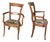 1990s Pair of Grange Cherry Wood Side Chairs For Sale
