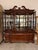 Wood Federal Style Carved Mahogany Lighted Breakfront China Cabinet For Sale - Image 7 of 12