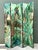 Vintage Eglomise Hand Painted Mirrored Screen For Sale - Image 9 of 12