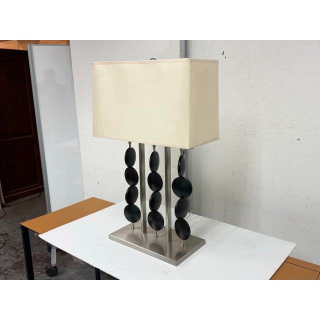 Transitional Circa 2003 Robert Abbey Table Lamp For Sale - Image 3 of 12