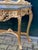 1920s French Louis XVI Gilt Beech Marble Console Table & Mirror – 2 Pc For Sale - Image 9 of 10