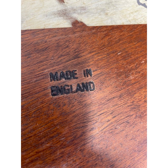 Late 20th Century Large Oval Mahogany Tilt-Top Table For Sale - Image 5 of 9