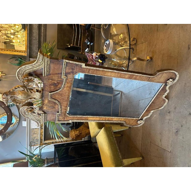 Antique Georgian Giltwood Pier Mirror, 1750 For Sale - Image 13 of 16