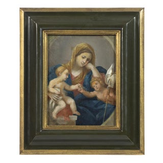 European School Artist, Religious Scene, 18th Century, Oil Painting on Copper For Sale