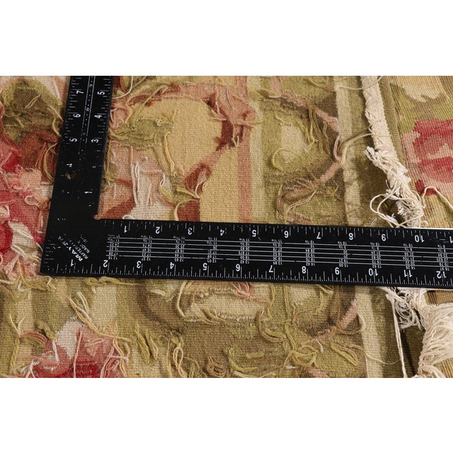 Textile Vintage Chinese Aubusson Rug, 08'10 X 12'03 For Sale - Image 7 of 10