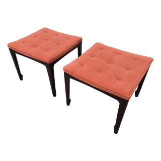 Thomas O'Brien for Century Furniture Mahogany Thebes Foot Stools, a Pair For Sale