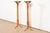 John Widdicomb Regency Oak Torchieres or Pedestal Plant Stands, Circa 1940s For Sale - Image 4 of 11