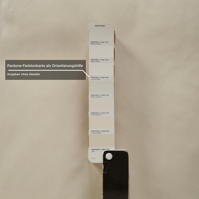 Cream and Black Leather Lounger Sofa from Draenert For Sale - Image 13 of 18