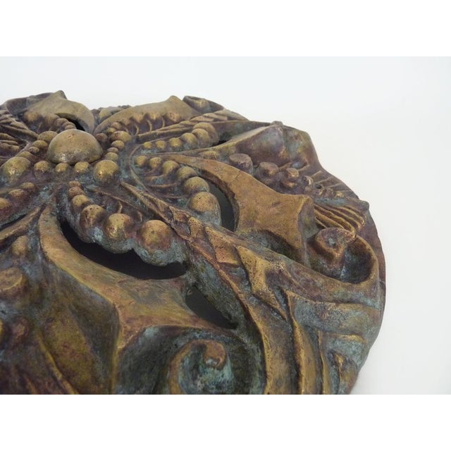 Gold Large Wall Light in Openwork Bronze from MC, 1890s For Sale - Image 8 of 10