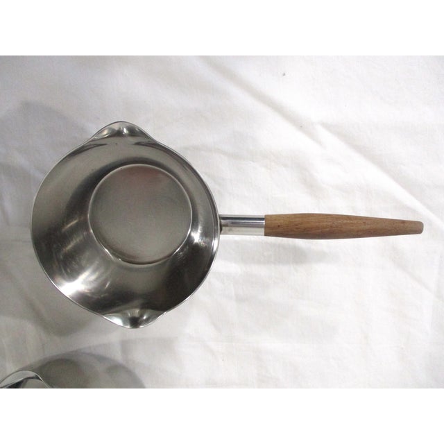 Silver George Jensen Styled Sauce Set Dana Denmark For Sale - Image 8 of 12