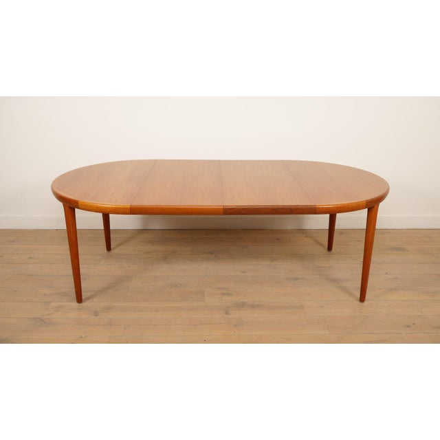 Mid-Century Modern Vintage Teak Dining Table, 1950s For Sale - Image 3 of 18