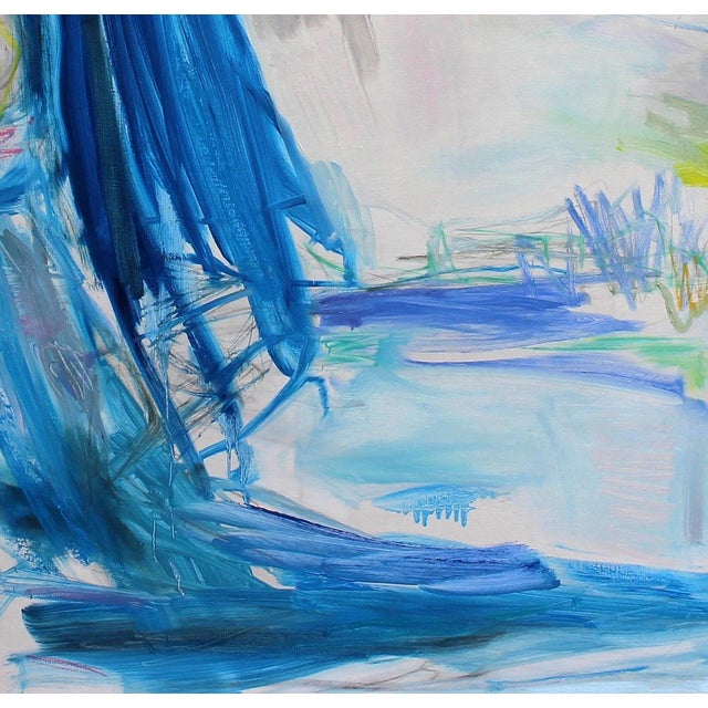 Trixie Pitts Waterfall — 48x48 For Sale - Image 4 of 5