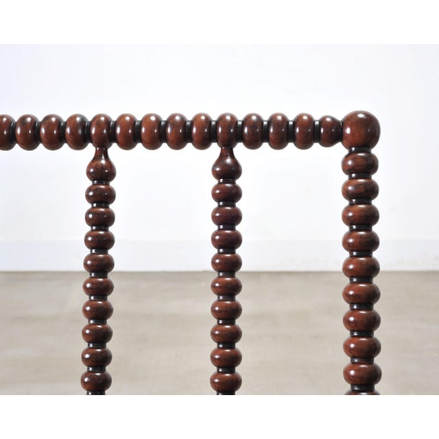 Pair of Ralph Lauren New Bohemian Leather Spindle Chairs For Sale - Image 9 of 18