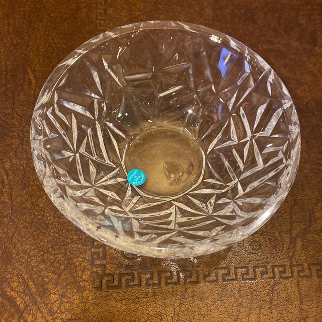 Elegant vintage cut crystal bowl from Tiffany & Co., made in Germany and still bearing the original Tiffany label....