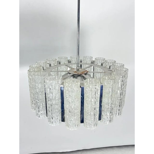1960s Mid-Century Murano Glass Element Ceiling Lights, Italy, 1960s, Set of 2 For Sale - Image 5 of 12