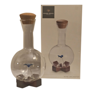 1990s Mid Century Modern Wine Decanter Michael Graves - New in Box