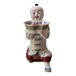 Rare Herend Hungarian Porcelain Chinese Ming Figure For Sale