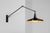 Black Model 4050 Panama Wall Lamp by Wim Rietveld for Gispen, 1955 For Sale - Image 17 of 18