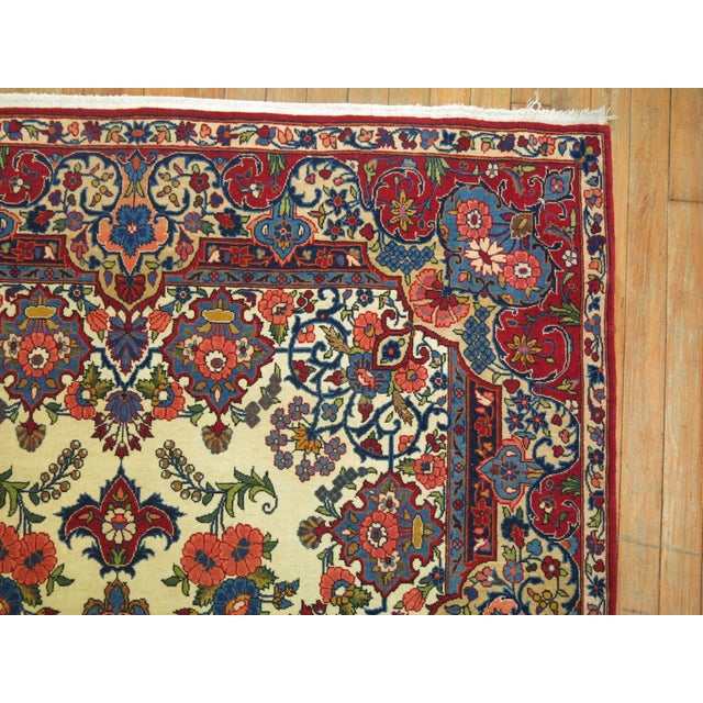 Persian Vintage Kashan Rug Part Of Our Family Collection - 4'5" x 7'2" For Sale - Image 3 of 10